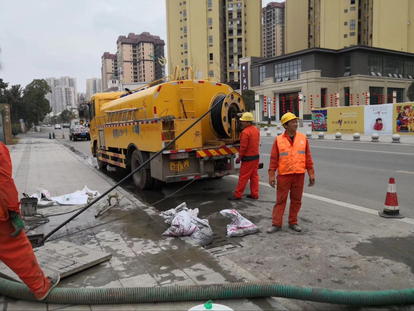 什运乡排污管道清淤-管道清洗